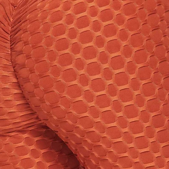 Teal Scrunch Legging & Crop Top Set Size S/M - Picture 4 of 4